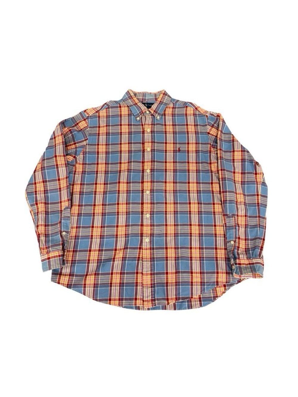 Vintage Ralph Lauren polo checked button shirt long sleeve custom fit
Sz XL